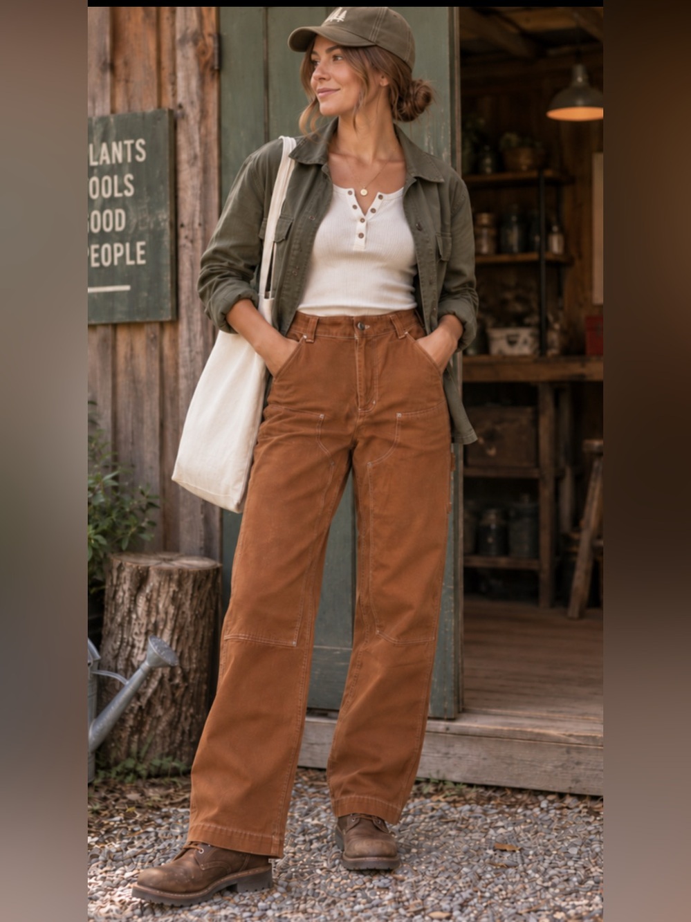 Steve Madden Wide Leg Utility Carpenter Jeans